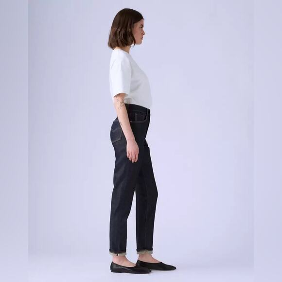 Levi’s JAPANESE SELVEDGE HIGH RISE BOYFRIEND JEANS - Picture 2 of 16